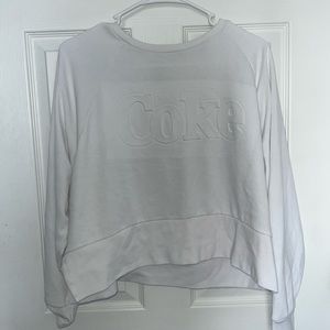 Coke long sleeve crop top